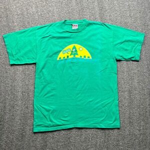 Bayside Graphic T-Shirt Mens XL Green 2008 Northern Sun Environmental Tree USA